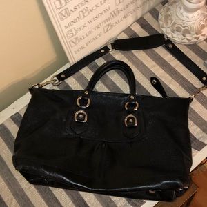Coach Black Leather Satchel